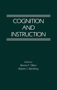 Titelbild: Cognition and Instruction 9780122164064