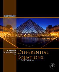 Immagine di copertina: A Modern Introduction to Differential Equations 2nd edition 9780123747464