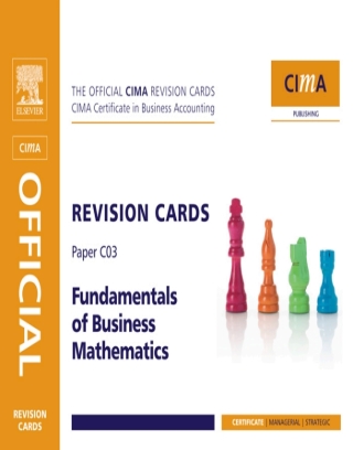 Cover image: CIMA Revision Card Fundamentals of Business Maths 2nd edition 9780750689502