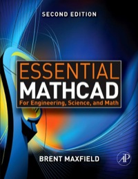 Cover image: Essential Mathcad for Engineering, Science, and Math w/ CD 2nd edition 9780123747839