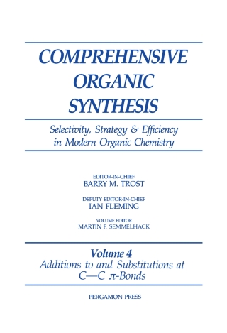 表紙画像: Additions to and Substitutions at C-C ?-Bonds 9780080405957