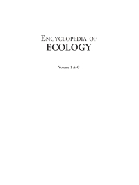 Immagine di copertina: Encyclopedia of Ecology 9780444520333