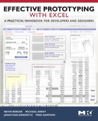 Omslagafbeelding: Effective Prototyping with Excel 9780120885824