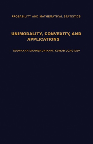 Cover image: Unimodality, Convexity, and Applications 9780122146909