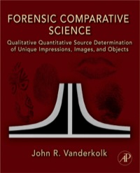 Cover image: Forensic Comparative Science 9780123735829