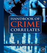 Cover image: Handbook of Crime Correlates 9780123736123