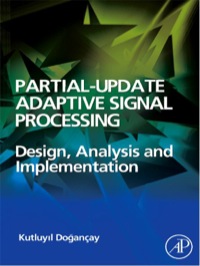 Titelbild: Partial-Update Adaptive Signal Processing 9780123741967