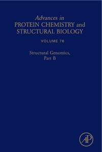Titelbild: Structural Genomics, Part B 9780123744425