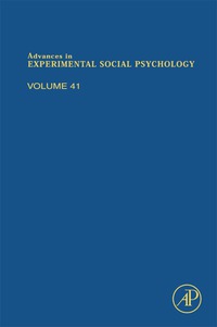 صورة الغلاف: Advances in Experimental Social Psychology 9780123744722