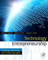 表紙画像: Technology Entrepreneurship 9780123745026