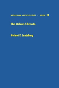 Cover image: The Urban Climate 9780124359604