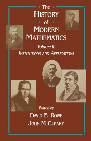 Cover image: Institutions and Applications 9780125996624