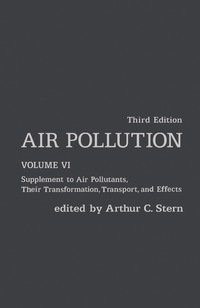 Cover image: Air Pollution 3rd edition 9780126666069