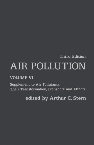 表紙画像: Air Pollution 3rd edition 9780126666069