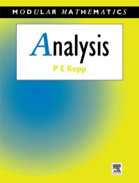 Omslagafbeelding: Analysis 1st edition 9780340645963