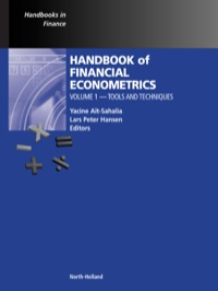 Cover image: Handbook of Financial Econometrics 9780444508973