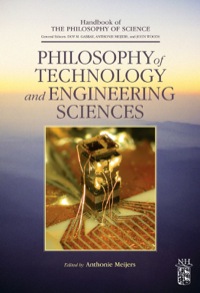 صورة الغلاف: Philosophy of Technology and Engineering Sciences 9780444516671
