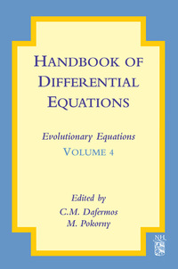 Titelbild: Handbook of Differential Equations: Evolutionary Equations 9780444530349