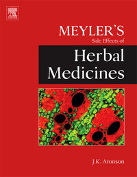 صورة الغلاف: Meyler's Side Effects of Herbal Medicines 9780444532695