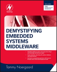 Cover image: Demystifying Embedded Systems Middleware 9780750684552