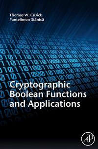 Imagen de portada: Cryptographic Boolean Functions and Applications 9780123748904