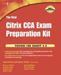 Imagen de portada: The Real Citrix CCA Exam Preparation Kit 9781597494199