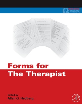 Imagen de portada: Forms for the Therapist 9780123749338