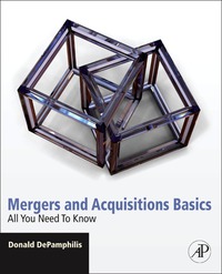 Omslagafbeelding: Mergers and Acquisitions Basics 9780123749482