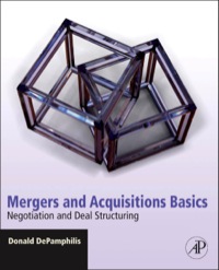 Omslagafbeelding: Mergers and Acquisitions Basics 9780123749499