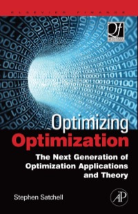 Imagen de portada: Optimizing Optimization 9780123749529