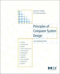 Cover image: Principles of Computer System Design 9780123749574