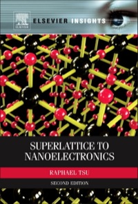 Cover image: Superlattice to Nanoelectronics 2nd edition 9780080968131