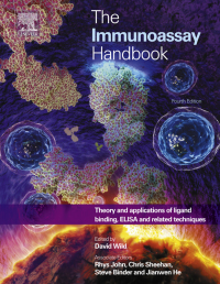 Cover image: The Immunoassay Handbook: Theory and applications of ligand binding, ELISA and related techniques 4th edition 9780080970370