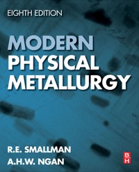 表紙画像: Modern Physical Metallurgy 8th edition 9780080982045