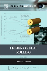 صورة الغلاف: Primer on Flat Rolling 2nd edition 9780080994185