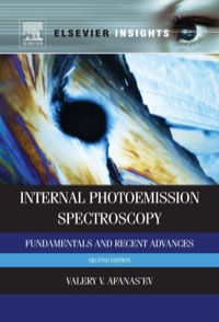Imagen de portada: Internal Photoemission Spectroscopy: Fundamentals and Recent Advances 2nd edition 9780080999296