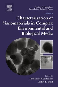 Cover image: Characterization of Nanomaterials in Complex Environmental and Biological Media 9780080999487