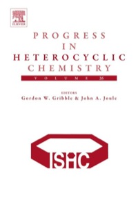 صورة الغلاف: Progress in Heterocyclic Chemistry 9780081000175