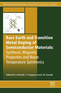 Imagen de portada: Rare Earth and Transition Metal Doping of Semiconductor Materials: Synthesis, Magnetic Properties and Room Temperature Spintronics 9780081000410
