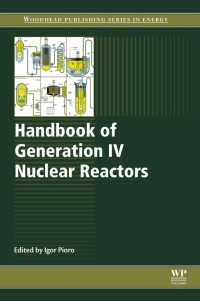 Cover image: Handbook of Generation IV Nuclear Reactors 9780081001493