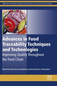 Cover image: Advances in Food Traceability Techniques and Technologies 9780081003107