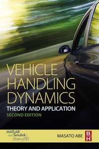 表紙画像: Vehicle Handling Dynamics: Theory and Application 2nd edition 9780081003909