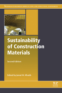 Cover image: Sustainability of Construction Materials 2nd edition 9780081009956