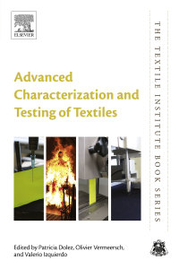 Cover image: Advanced Characterization and Testing of Textiles 9780081004531