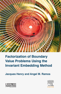 Cover image: Factorization of Boundary Value Problems Using the Invariant Embedding Method 9781785481437