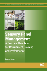 Imagen de portada: Sensory Panel Management 9780081010013