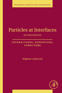 Cover image: Particles at Interfaces 2nd edition 9780081012482