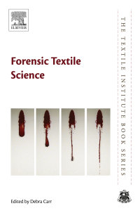 Cover image: Forensic Textile Science 9780081018729