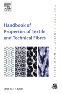 Cover image: Handbook of Properties of Textile and Technical Fibres 2nd edition 9780081012727