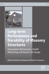 Titelbild: Long-term Performance and Durability of Masonry Structures 9780081021101